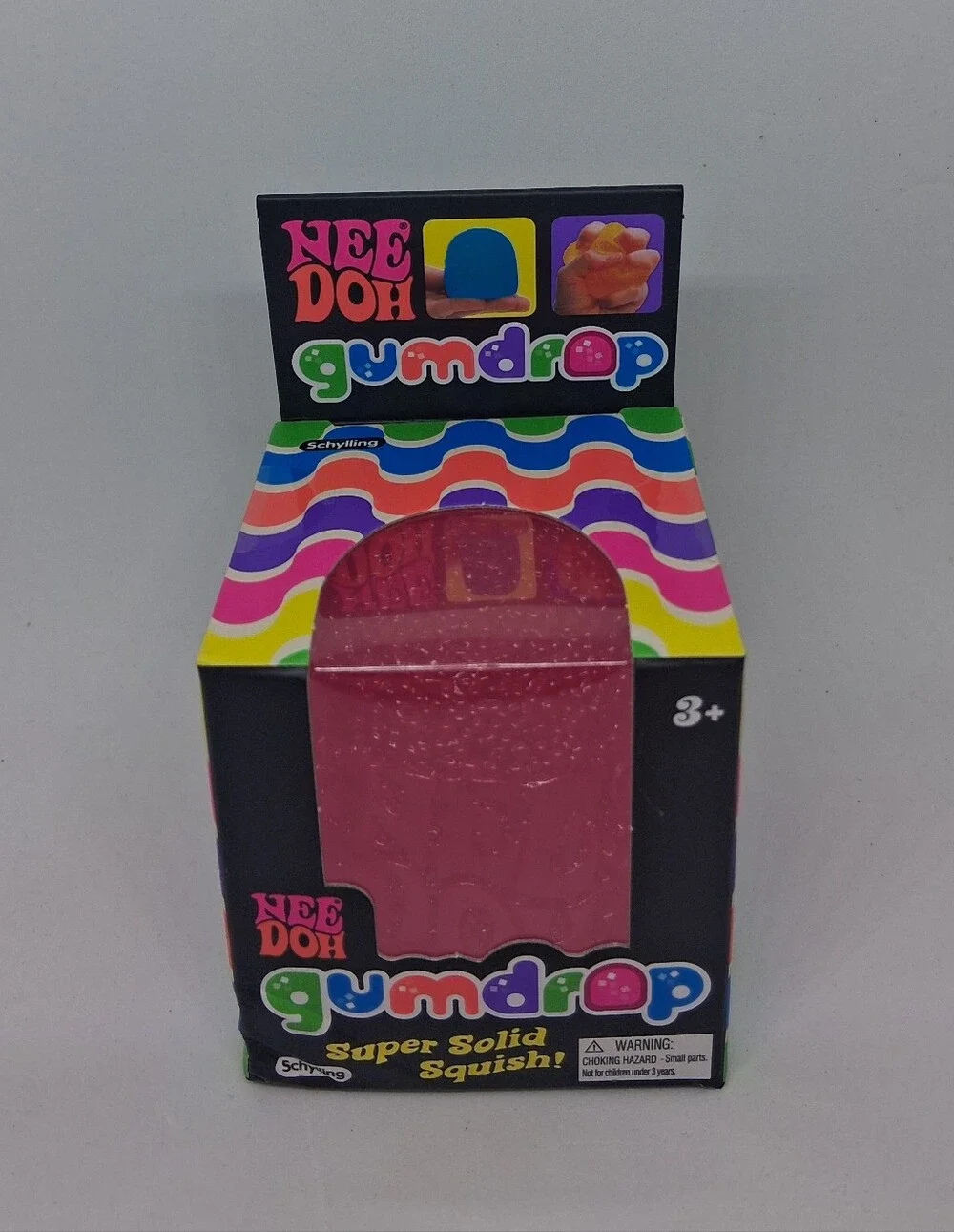 Needoh Gumdrop Super Solid Squish - Pink